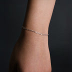 Pulsera Figaro Forjada Plata