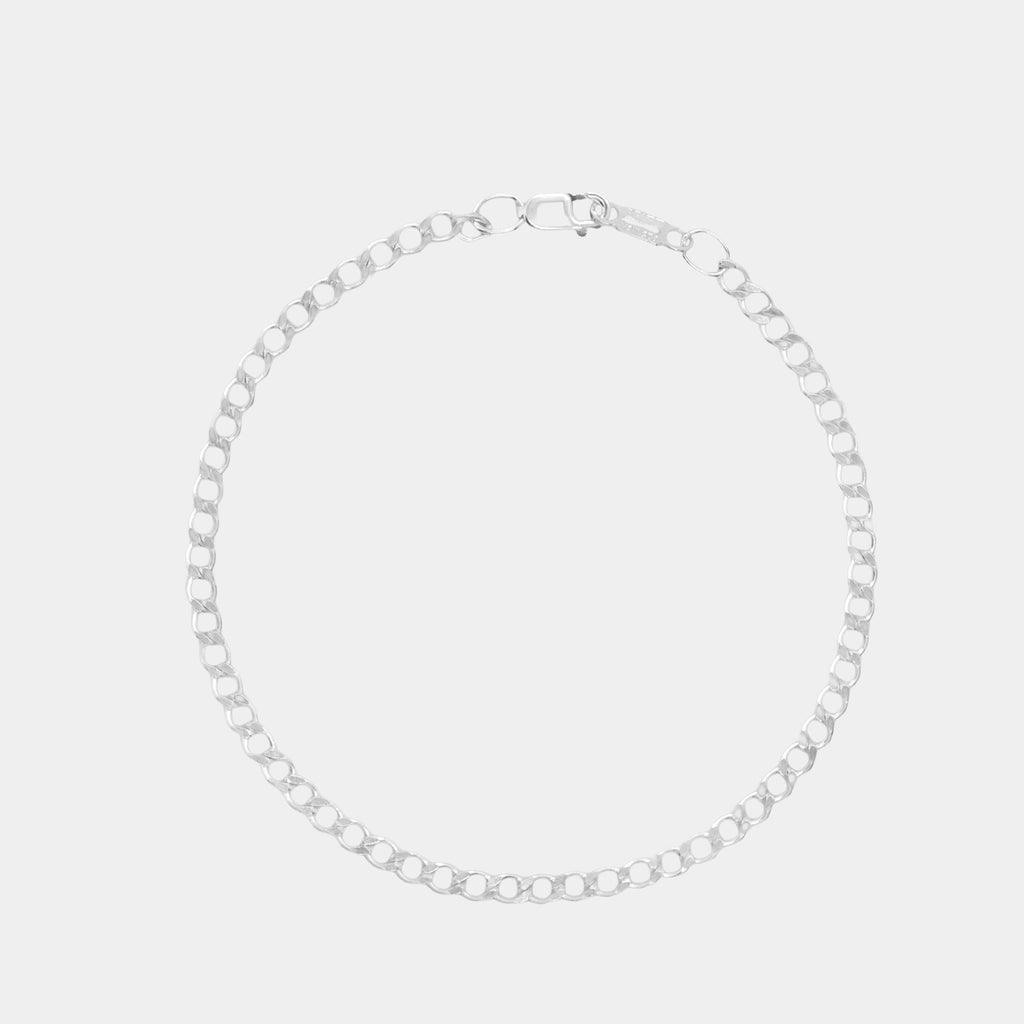 Pulsera Figaro 1x0 3mm Plata