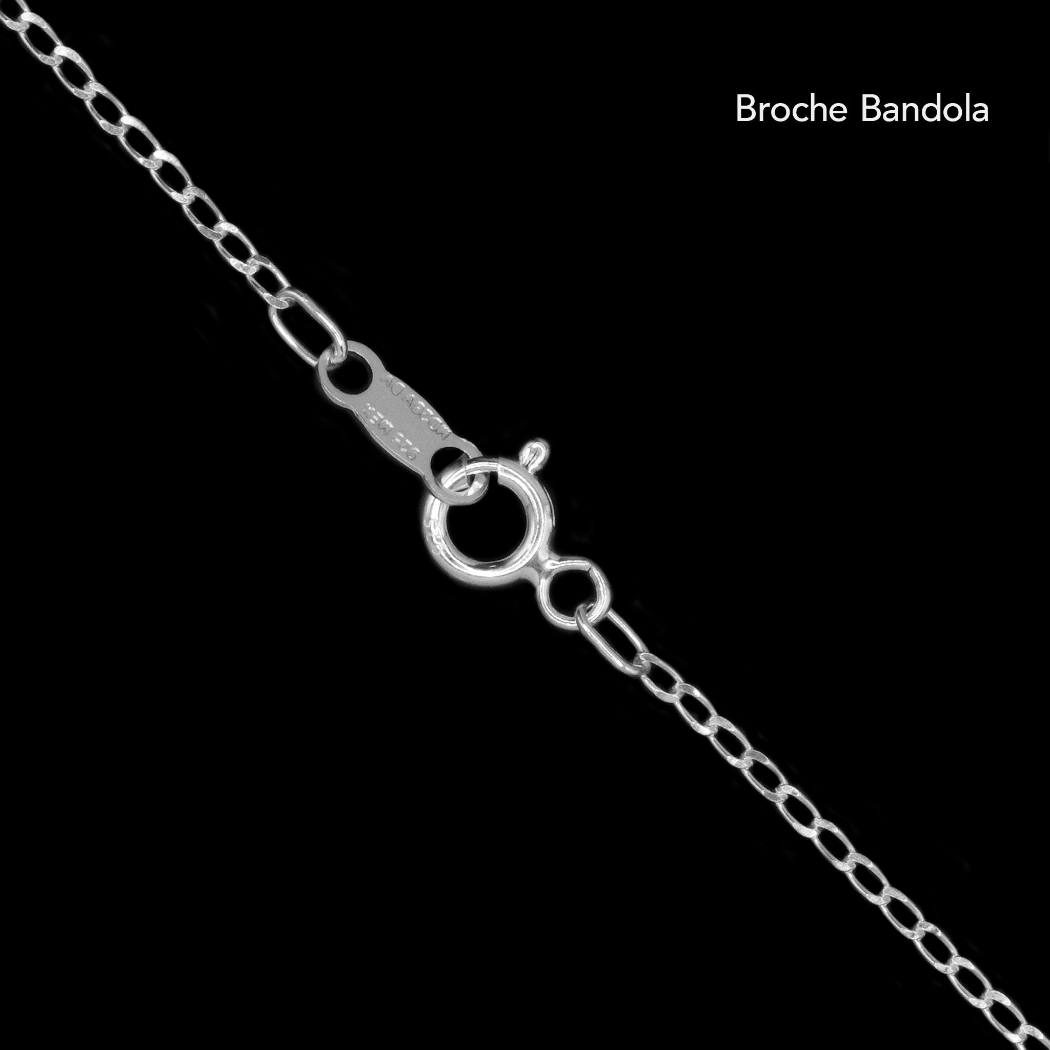 Figaro 0X1 1 mm (Plata) Cadena