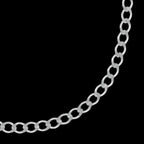Pulsera Figaro 1x0 3mm Plata