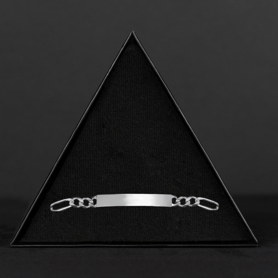 Fígaro 3X1 Zegrinada 7mm (Placa 7mm curva Plata) Esclava