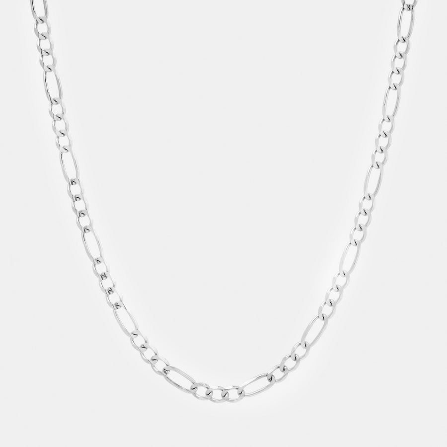 Fígaro 3X1 4mm (Plata) Cadena