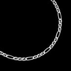 Pulsera Figarucci 2mm Plata