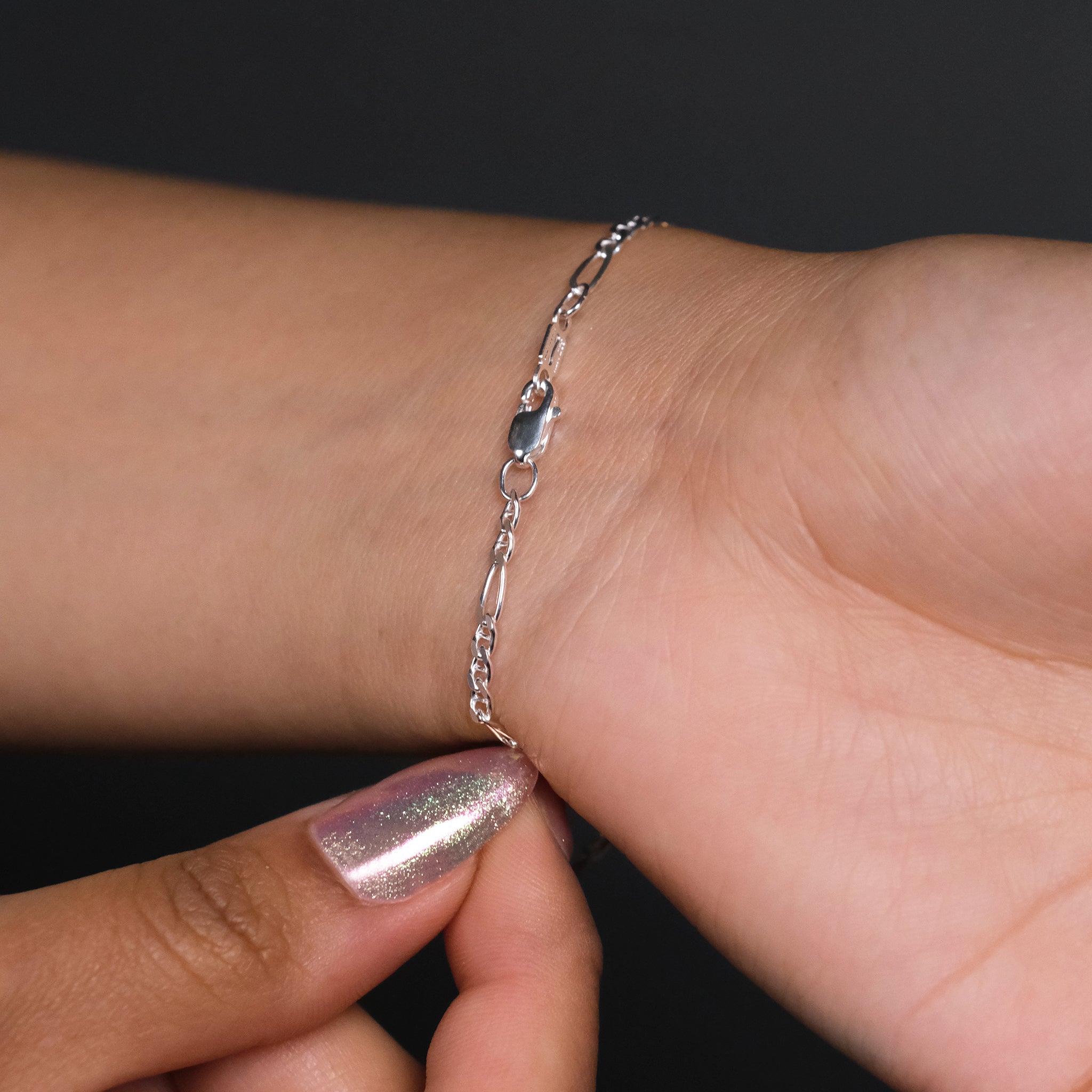 Figarucci 2mm (Plata) Pulsera