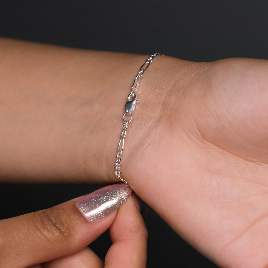 Figarucci 3mm (Plata) Pulsera