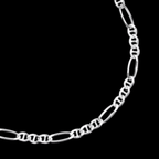 Cadena Figarucci 3mm Plata