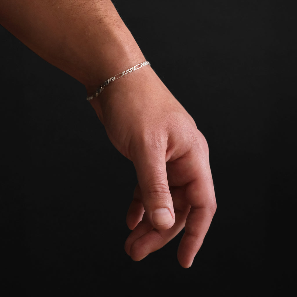 Figarucci 3mm (Plata) Pulsera