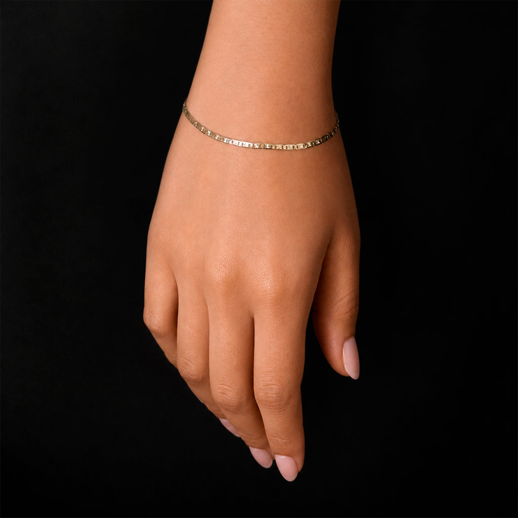 Pulsera Florentina Oro Sólido