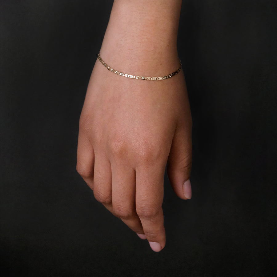 Florentina 3mm (Oro Sólido) Pulsera