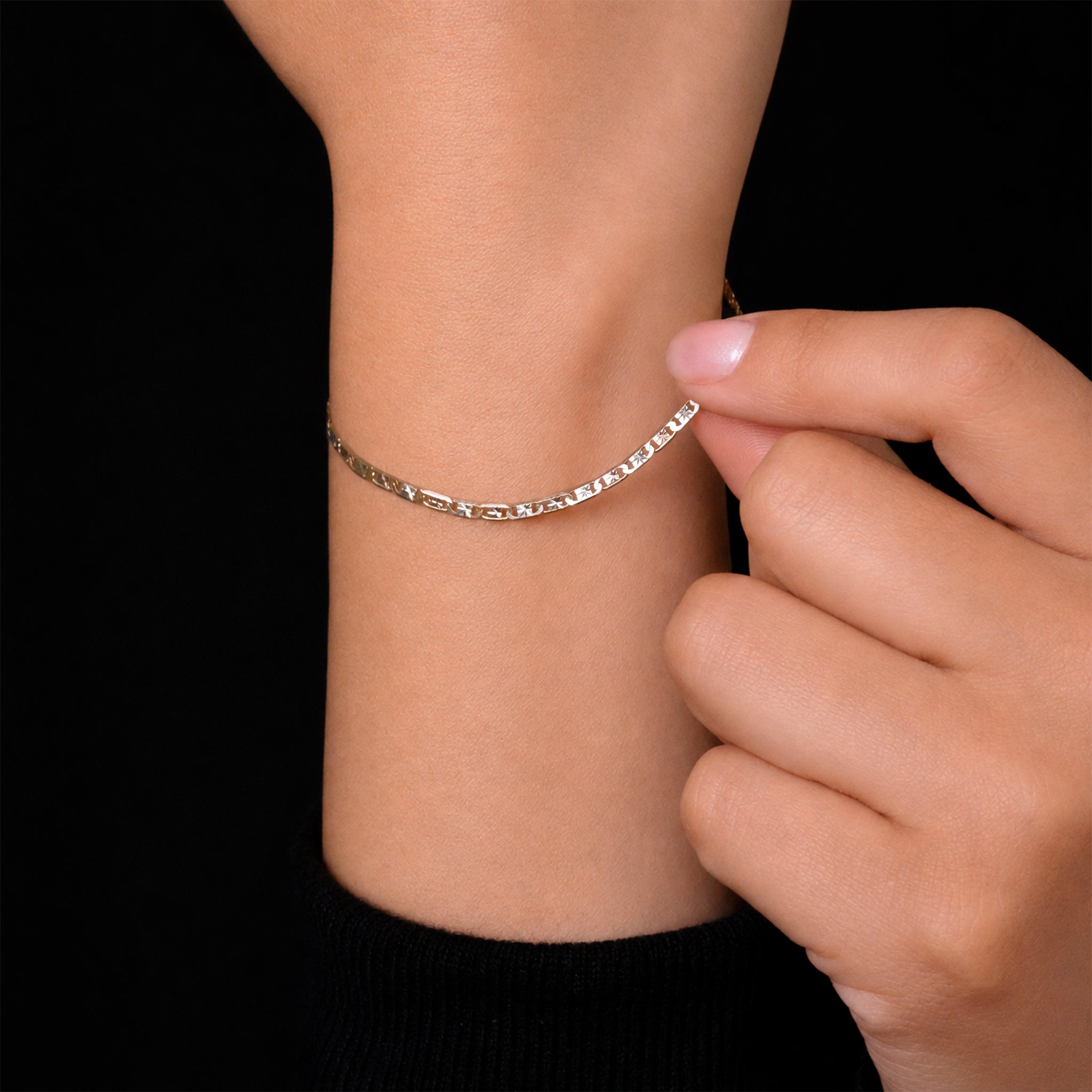 Pulsera Florentina Oro Sólido
