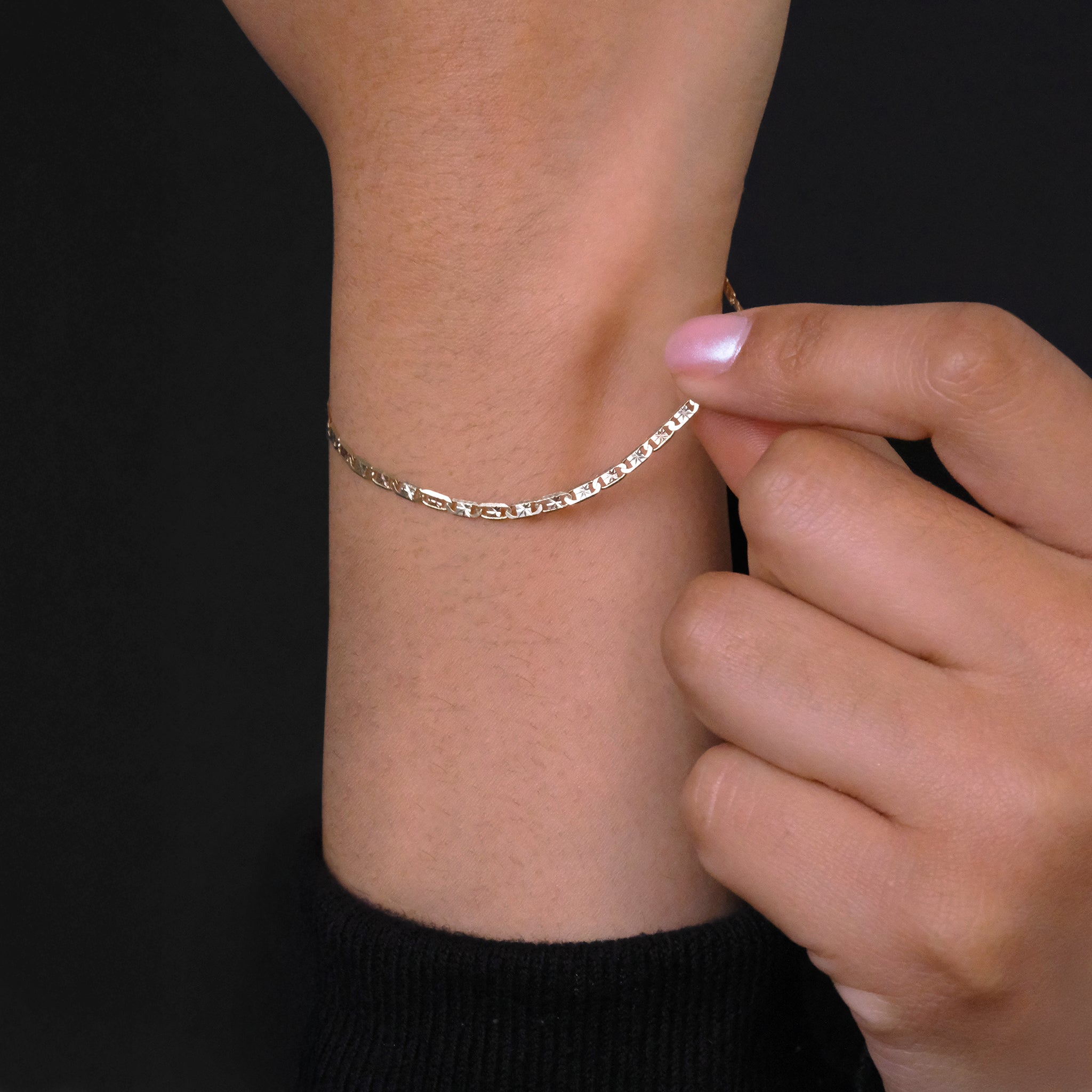 Florentina 3mm (Oro Sólido) Pulsera