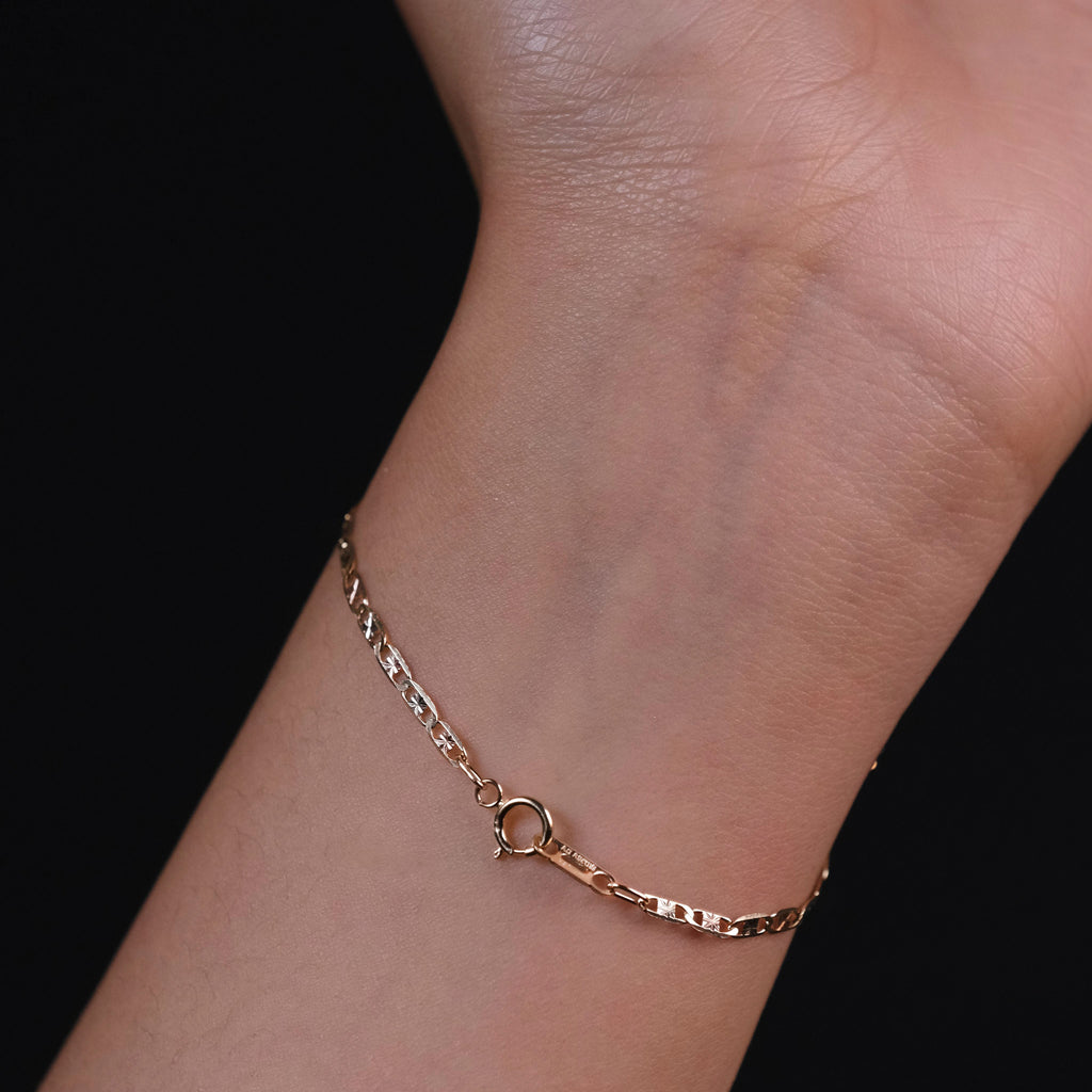 Florentina 3mm (Oro Sólido) Pulsera