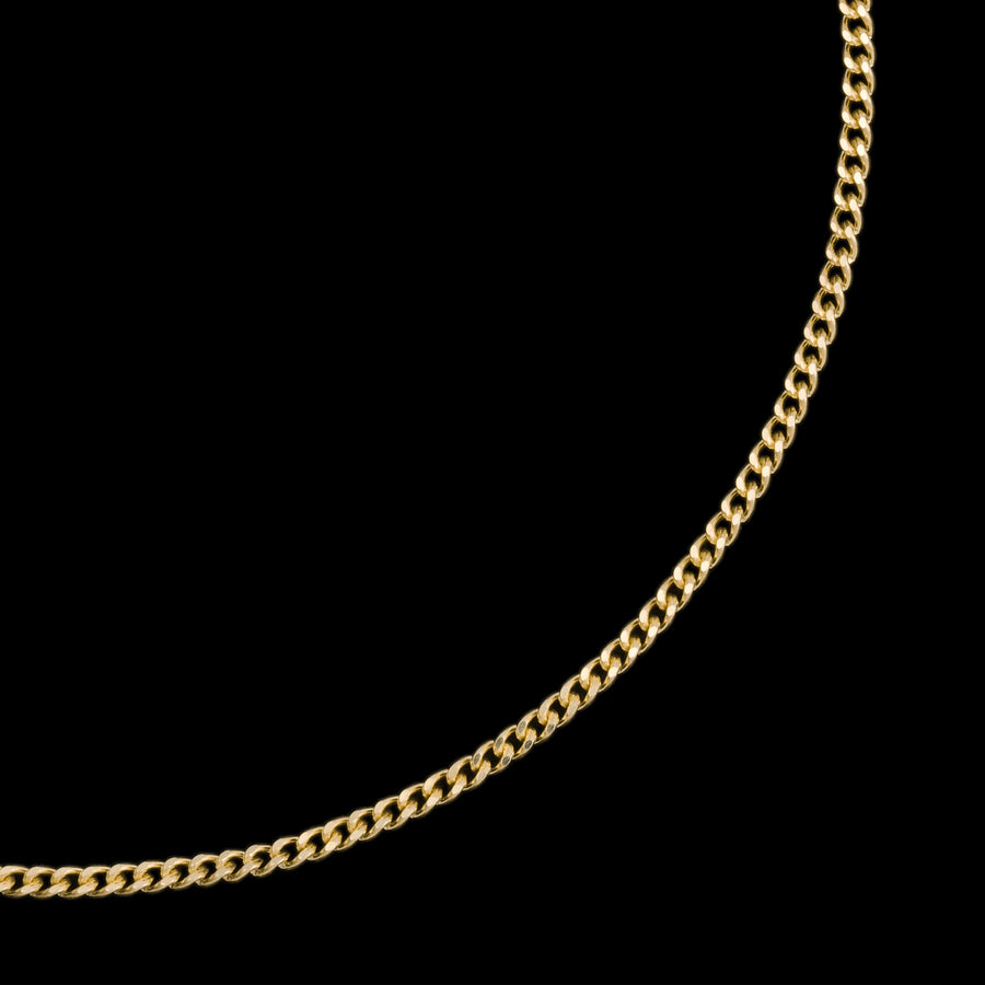 Cruz Dorada (Oro Solido) Collar