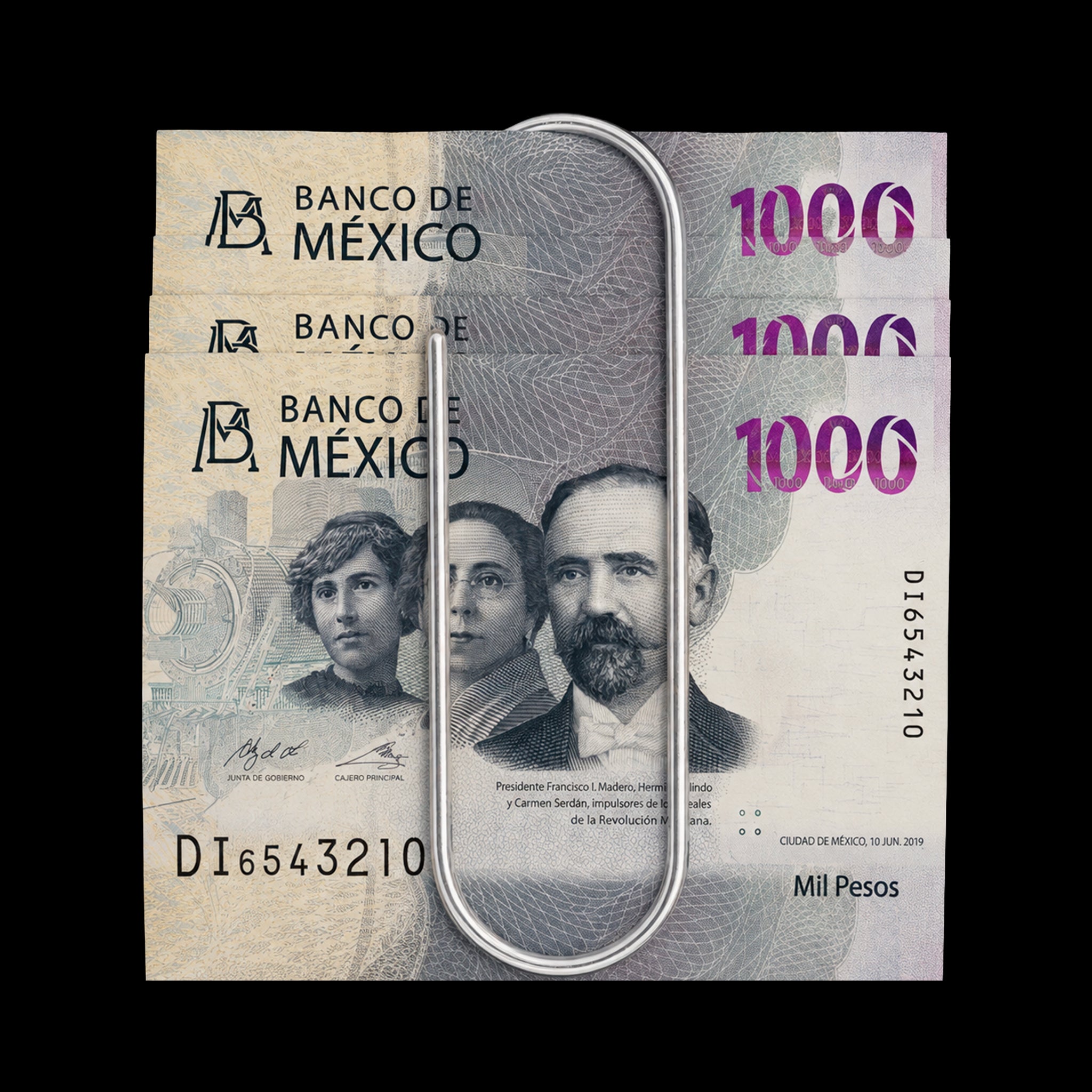 Money Clip Plata