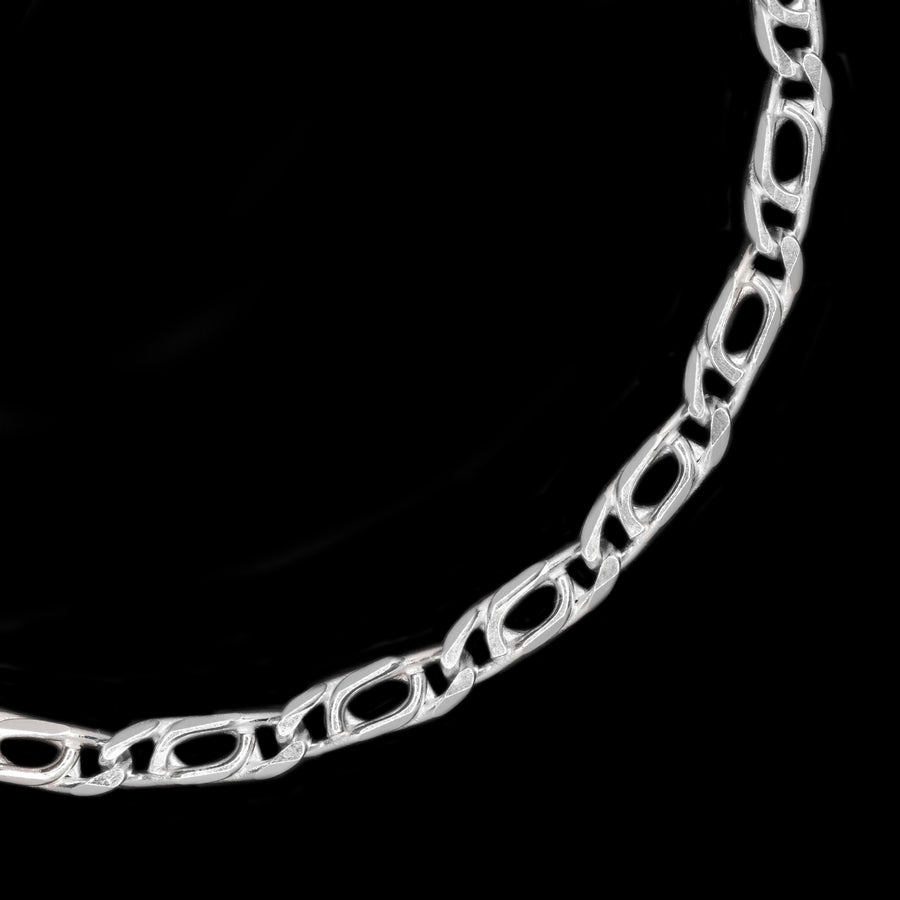 Perniche 4mm (Plata) Pulsera