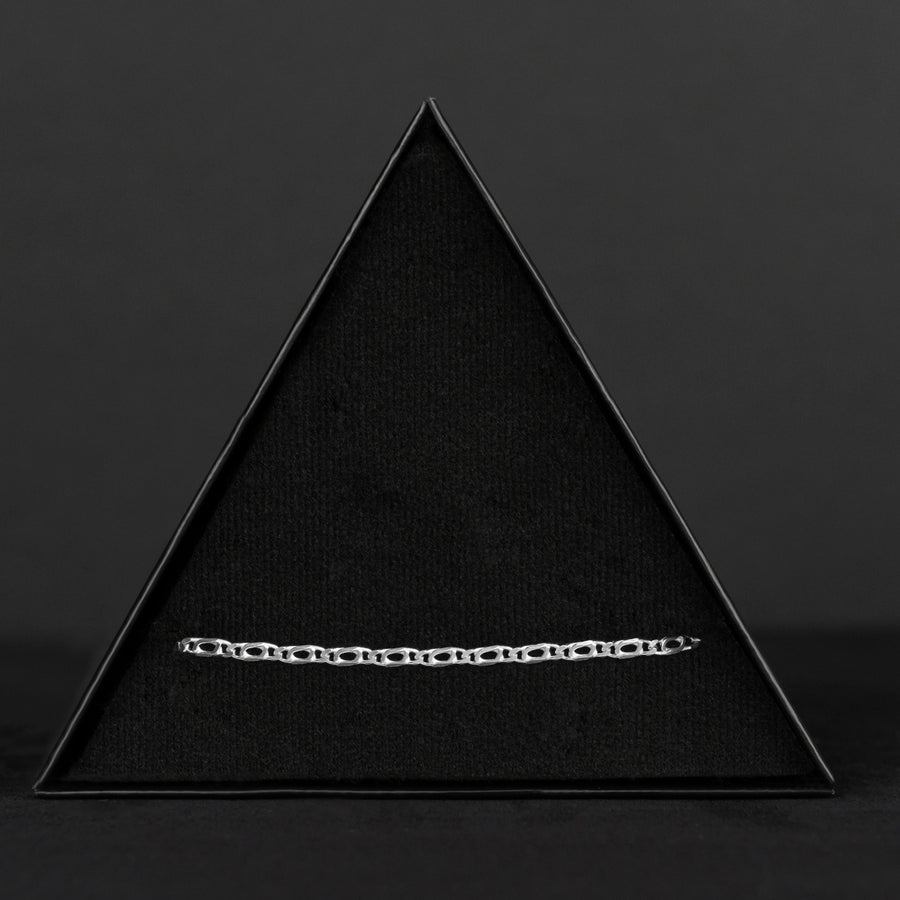 Perniche 4mm (Plata) Pulsera
