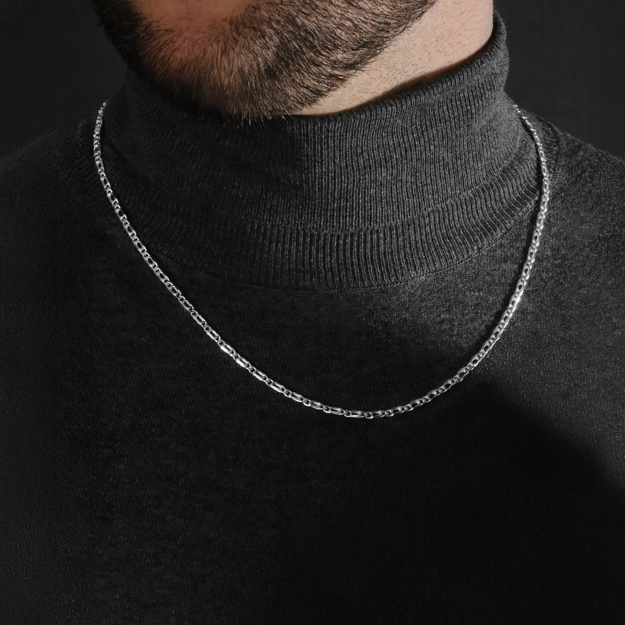 Perniche 2mm (Plata) Cadena