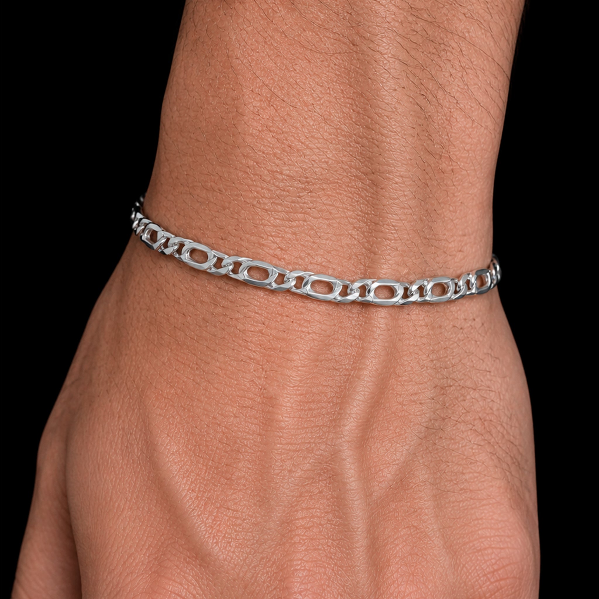Perniche 3mm (Plata) Pulsera