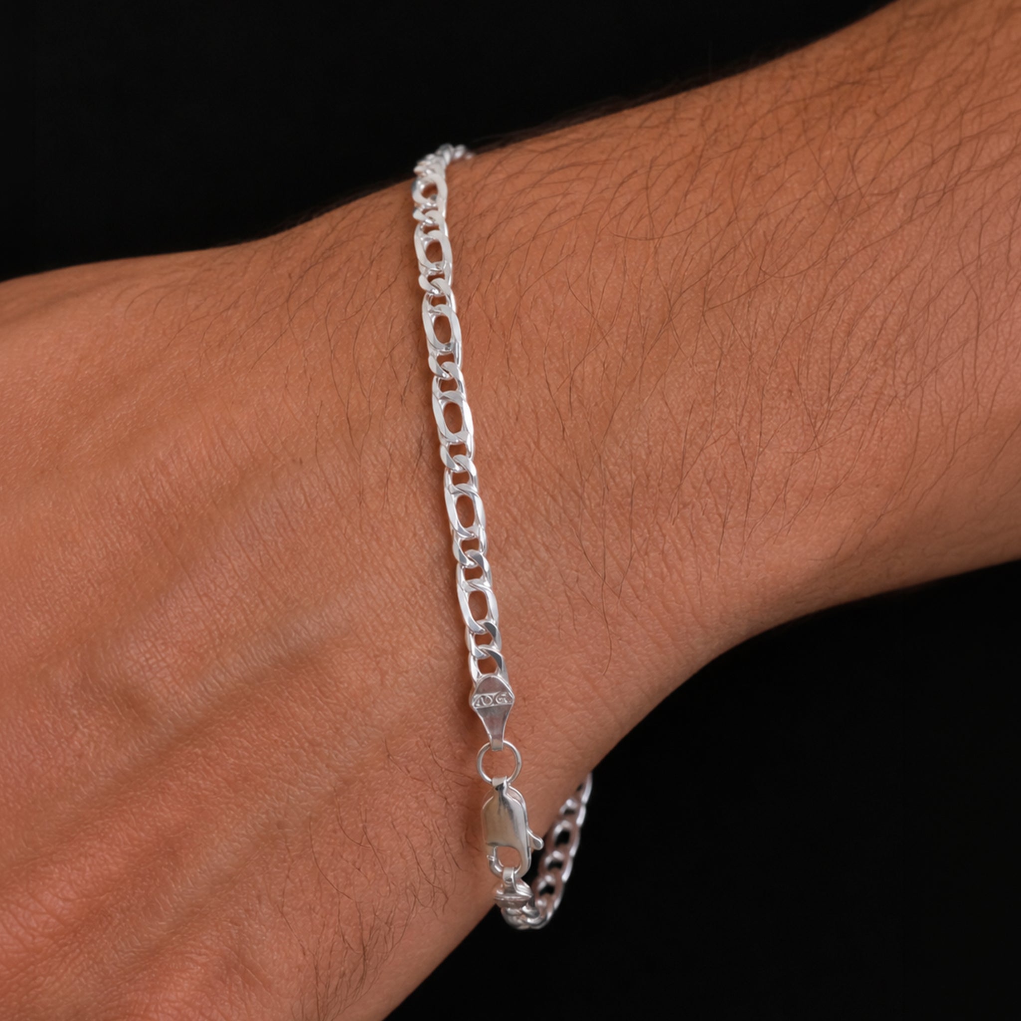 Perniche 3mm (Plata) Pulsera