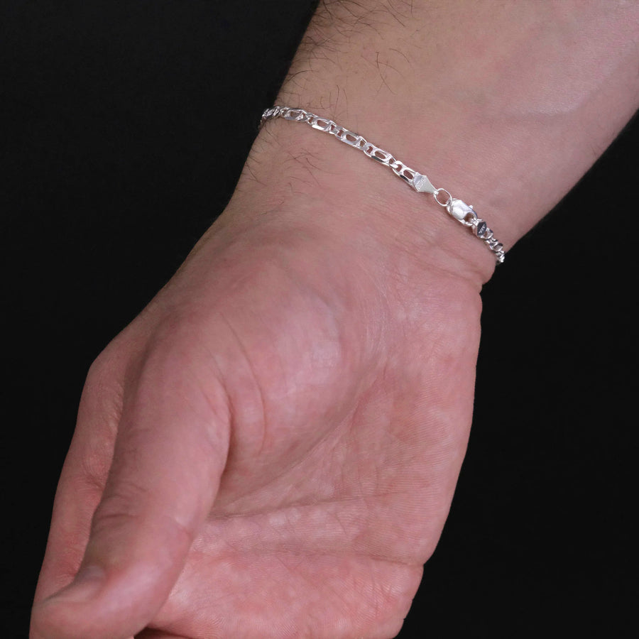 Perniche 3mm (Plata) Pulsera