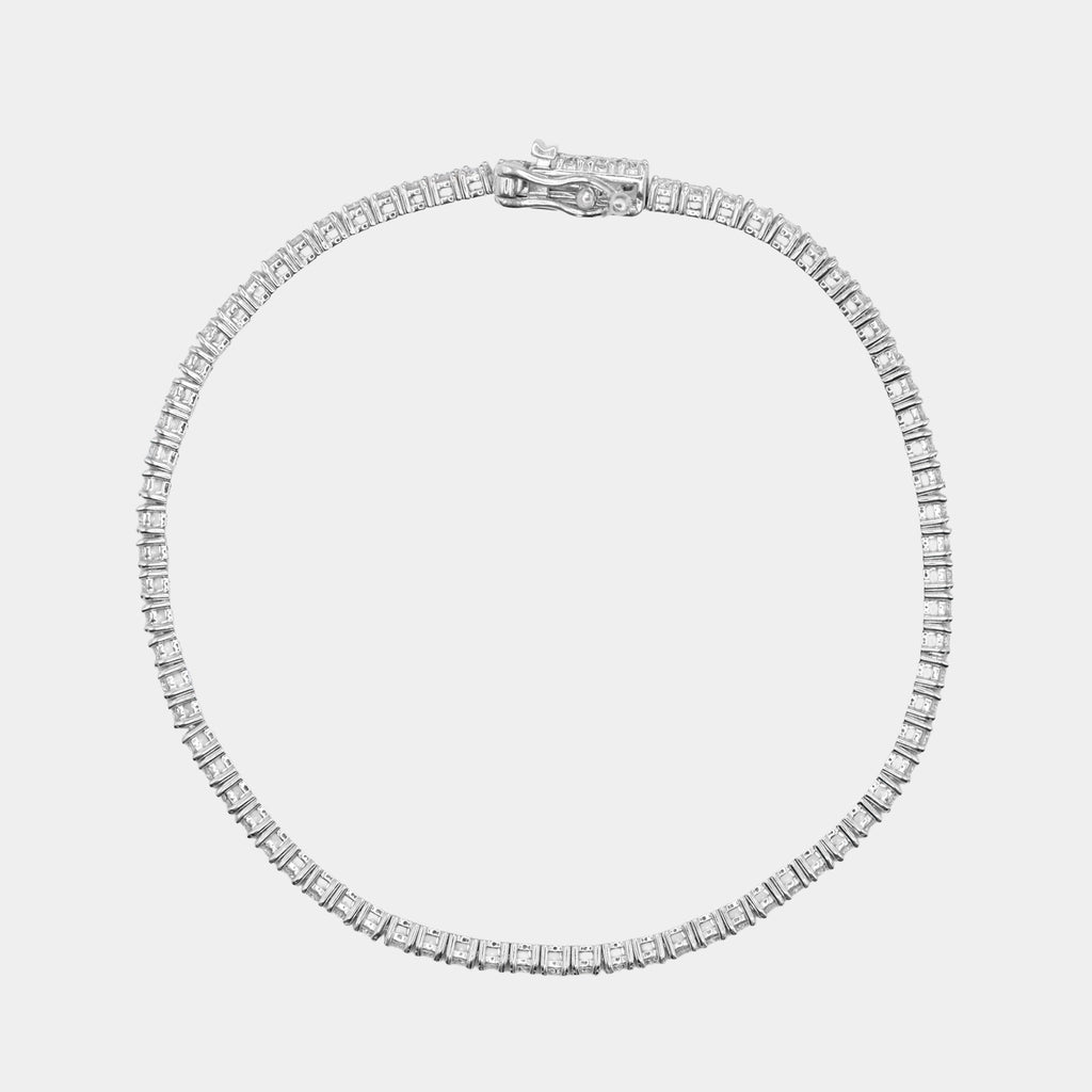 Brazalete Tenis Apex Oro Sólido 14k