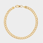 Pulsera Curb 5mm de oro sólido – Triangulum Workshop