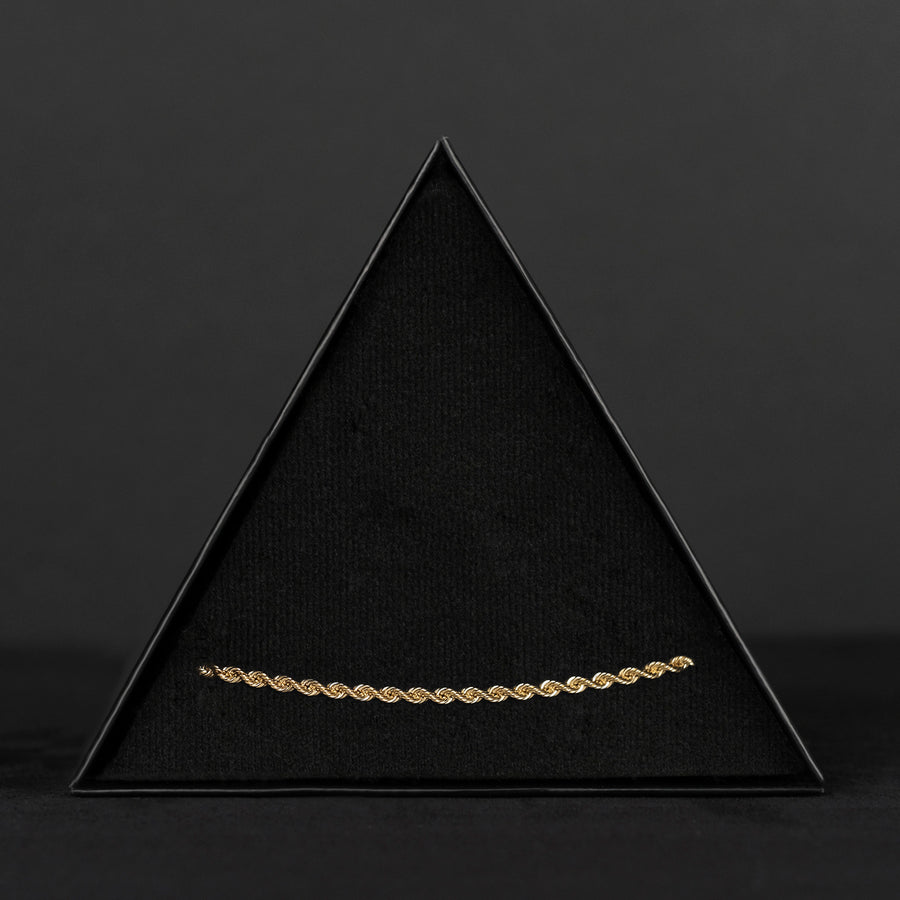 Torzal 3mm (Oro Sólido) Pulsera