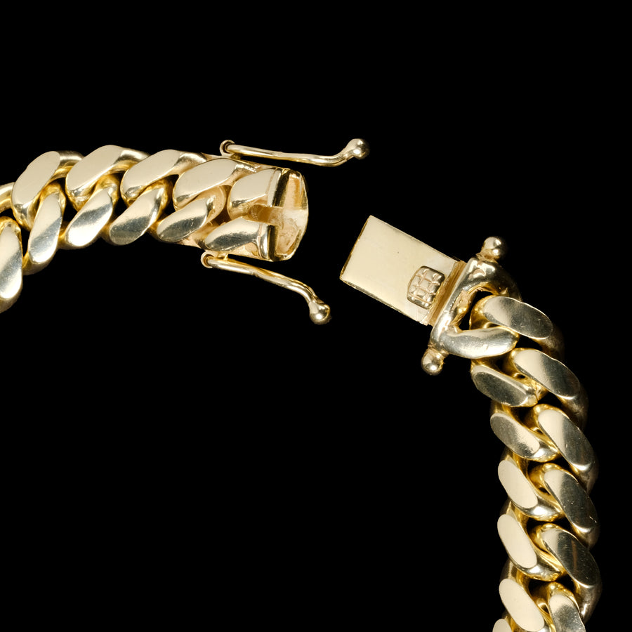 Cuban Link 10mm (Oro Solido) Pulsera