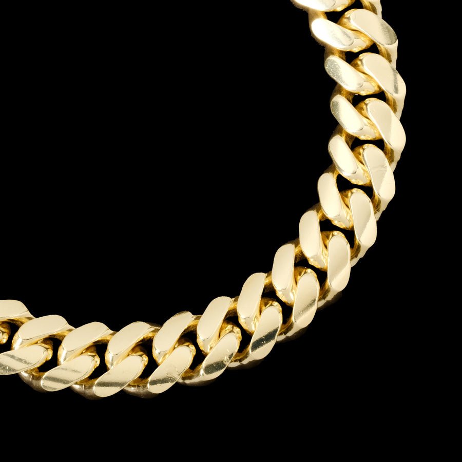 Cuban Link 10mm (Oro Solido) Pulsera