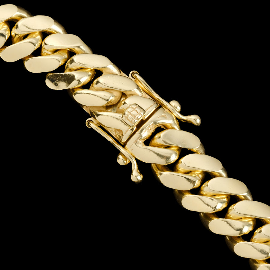 Cuban Link 10mm (Oro Solido) Pulsera