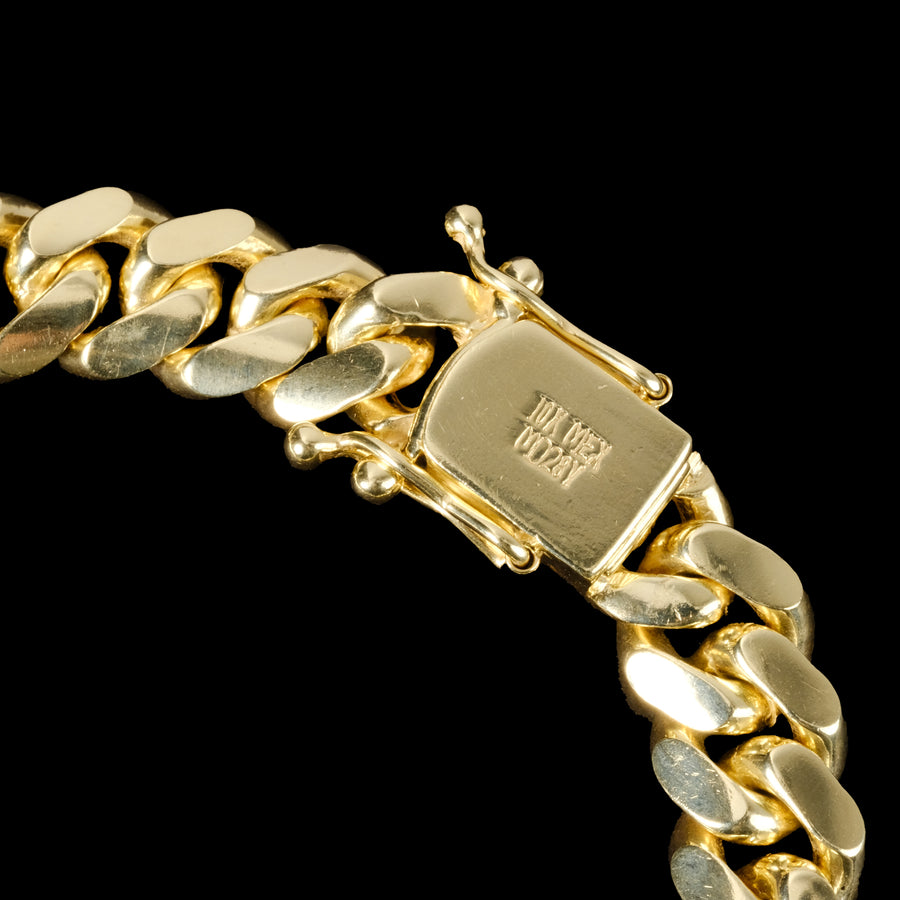 Cuban Link 10mm (Oro Solido) Pulsera