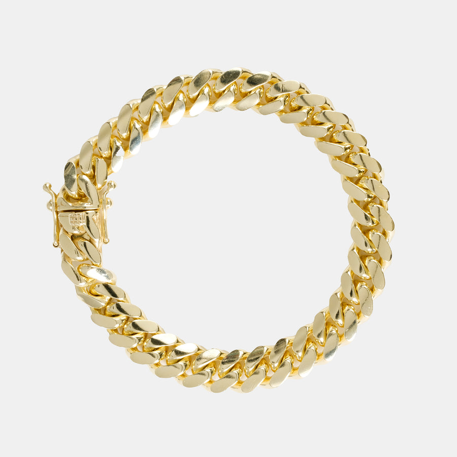 Cuban Link 10mm (Oro Solido) Pulsera
