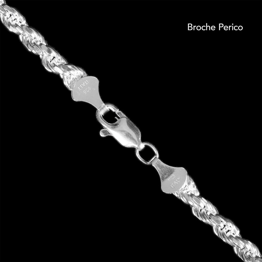 Rope 4mm (Plata) Cadena