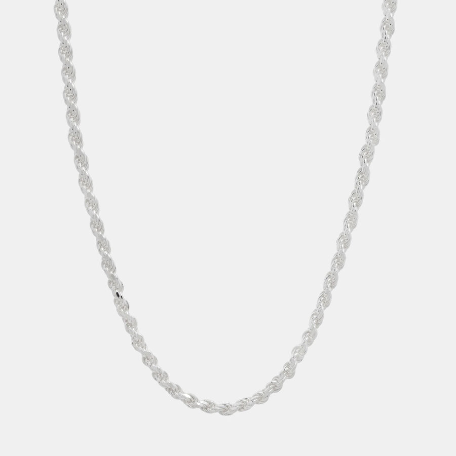 Cadena Rope 4mm Plata