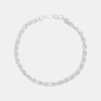 Rope 5mm (Plata) Pulsera