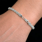 Rope 5mm (Plata) Pulsera
