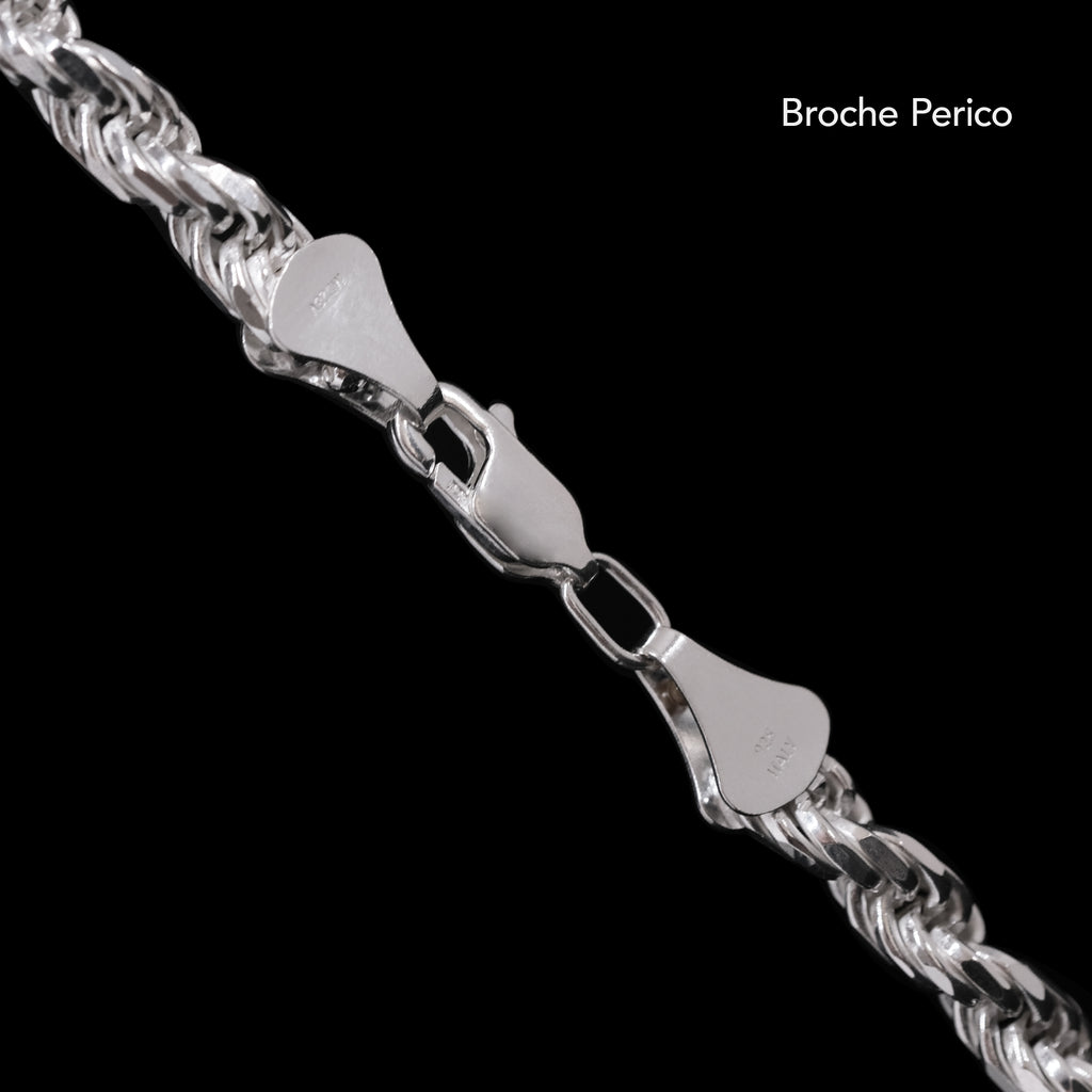 Rope 6mm (Plata) Pulsera