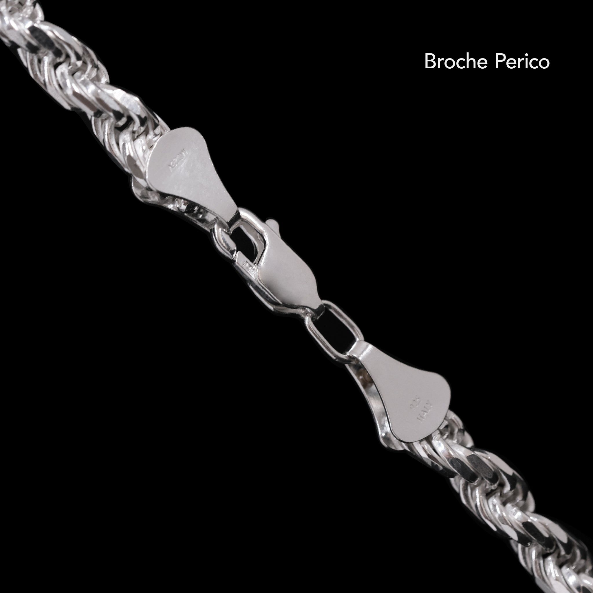 Rope 6mm (Plata) Pulsera