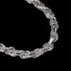 Rope 6mm (Plata) Pulsera