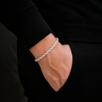 Rope 6mm (Plata) Pulsera
