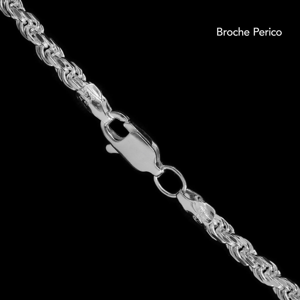 Rope 3mm (Plata) Pulsera