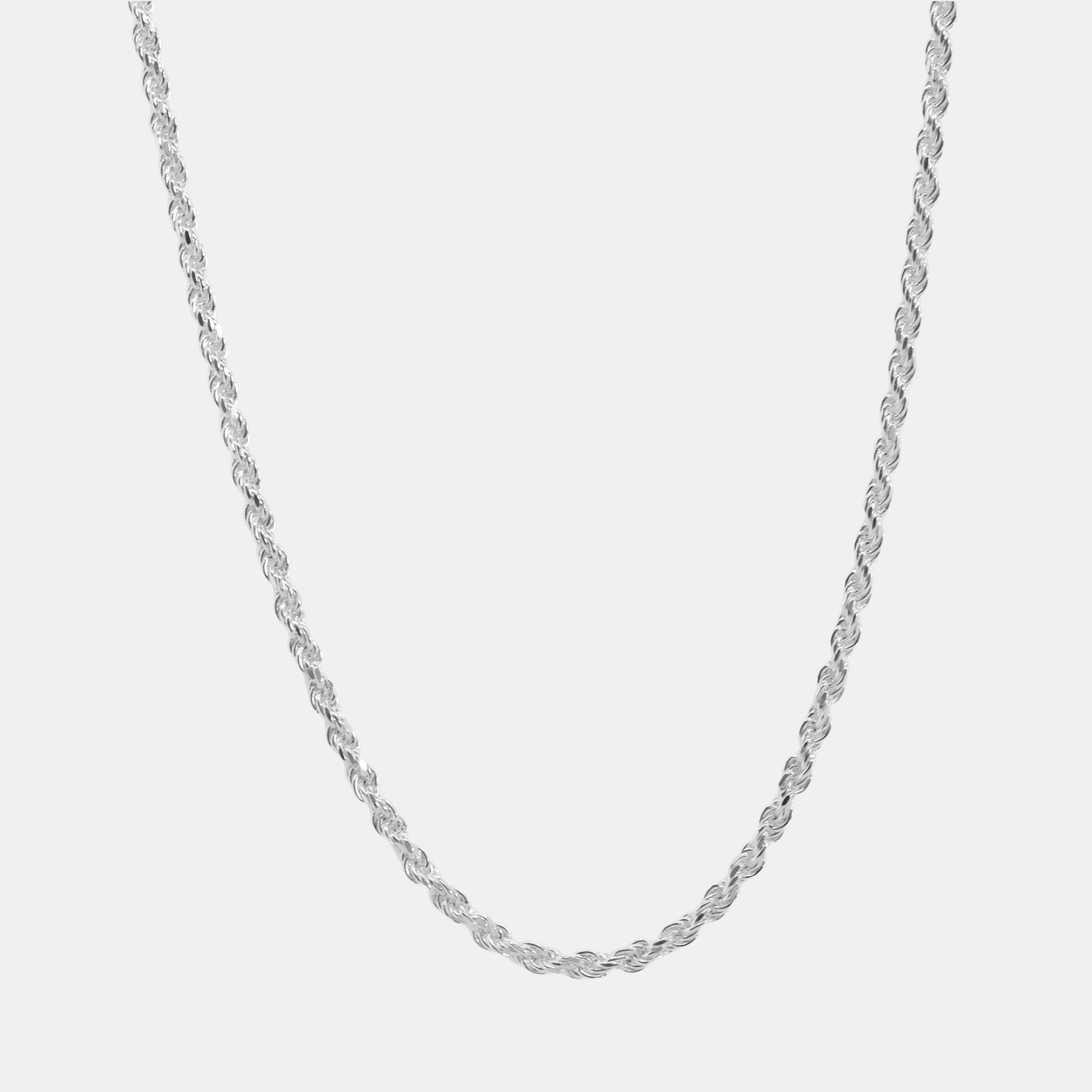 Rope 3mm (Plata) Cadena