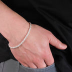 Pulsera Rope 4mm Plata