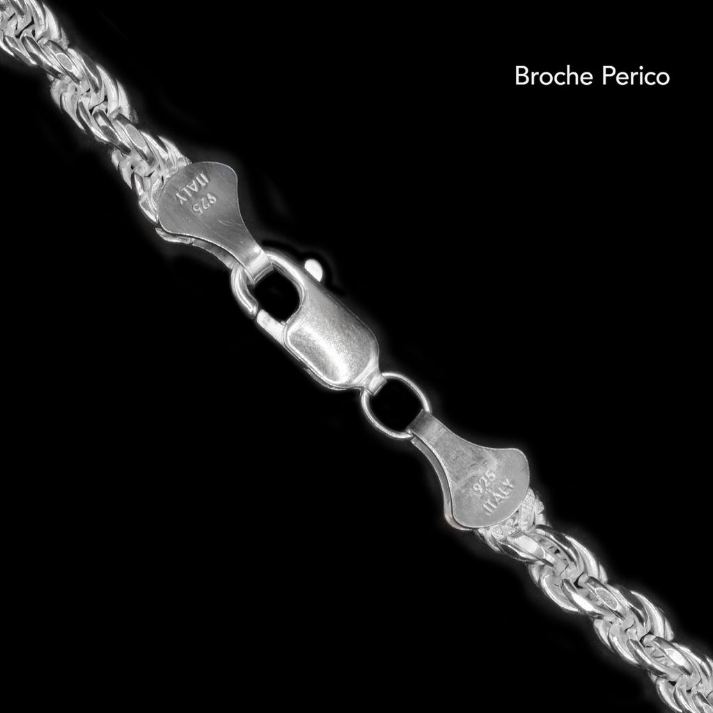 Pulsera Rope 4mm Plata