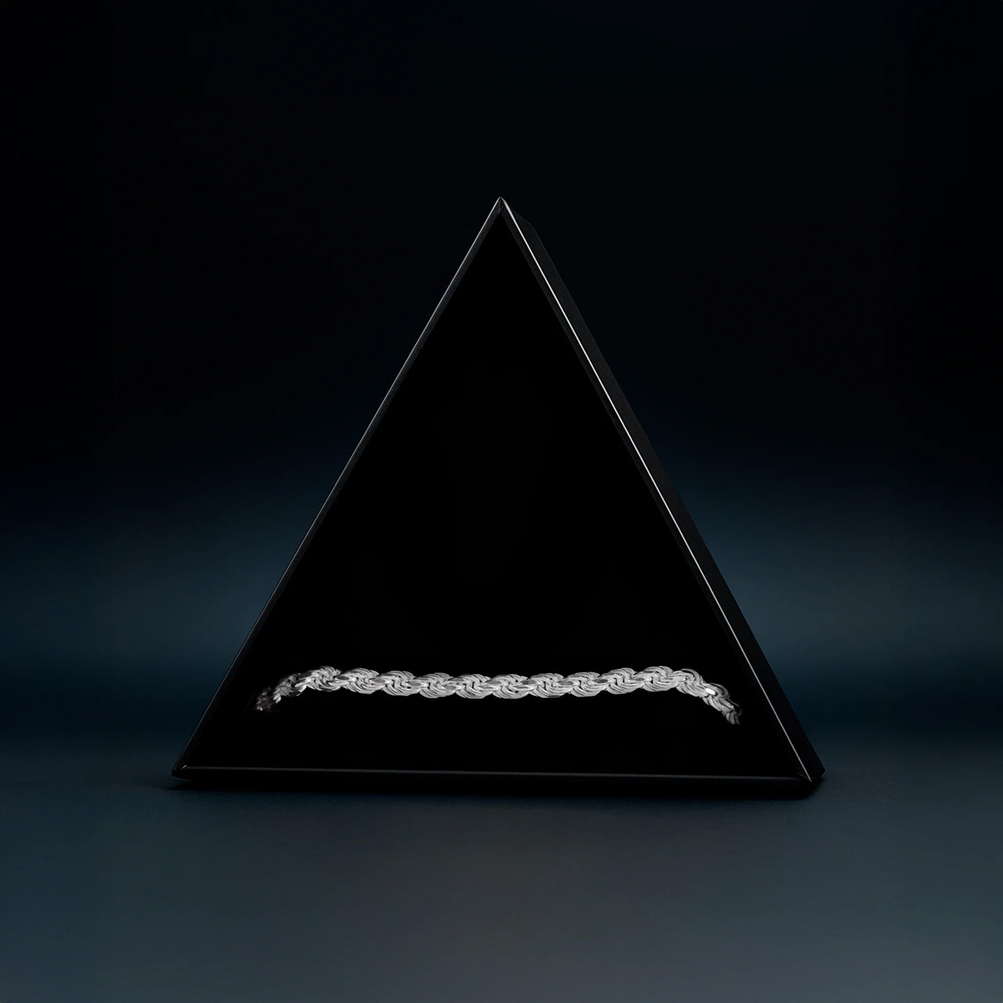 Rope 5mm (Plata) Pulsera