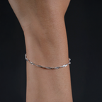 Pulsera Singapur Plata