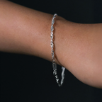 Pulsera Singapur Plata
