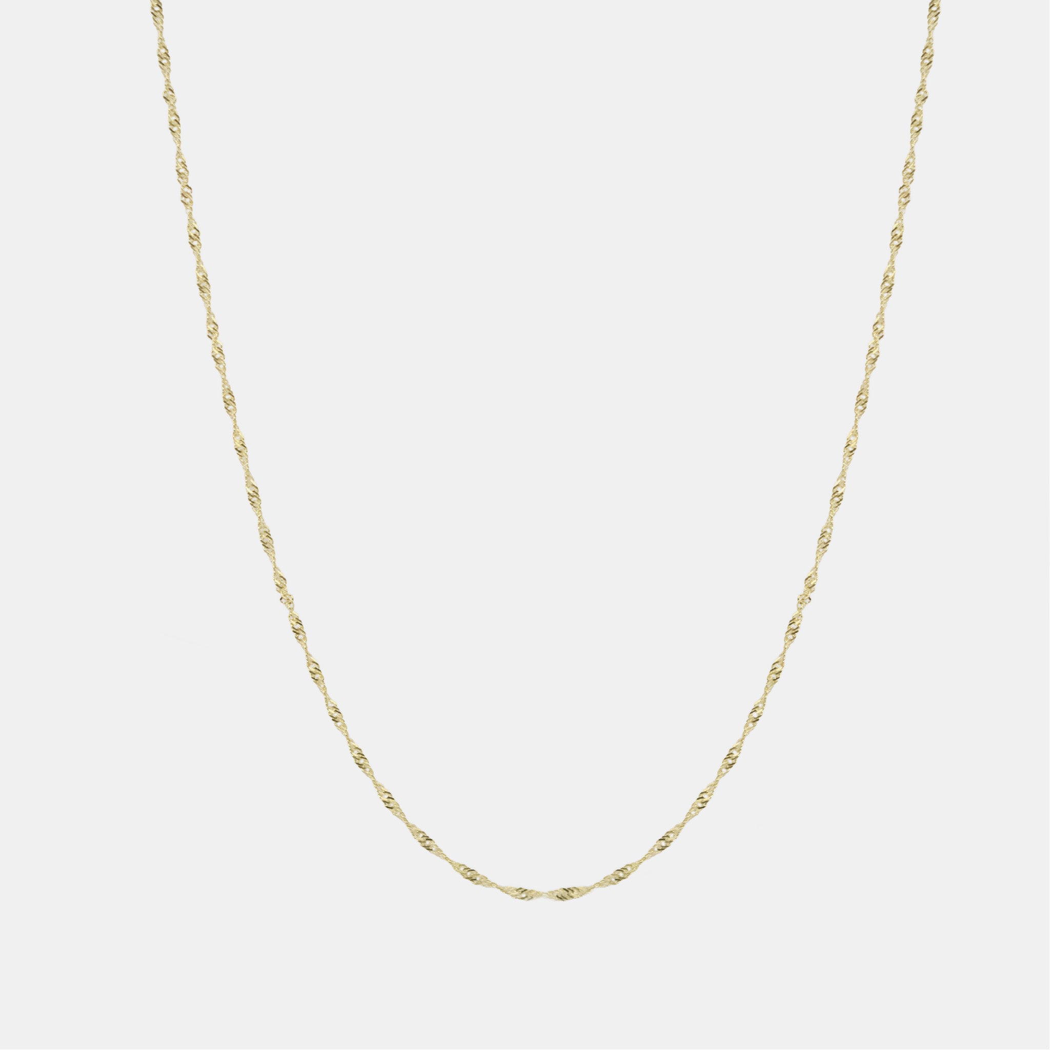 Cadena Singapur Oro Sólido