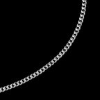 Cadena Cuban Link 1mm Plata