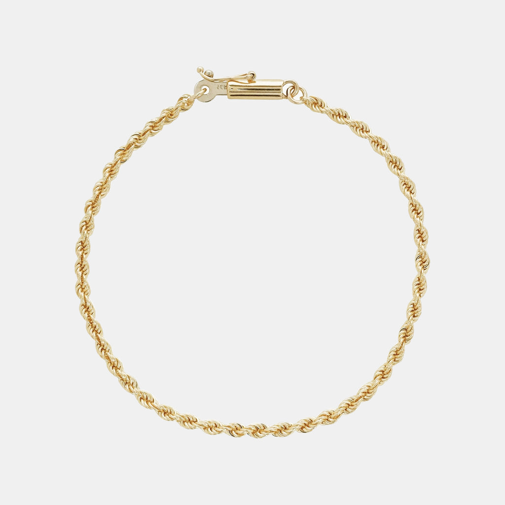 Torzal 3mm (Oro Sólido) Pulsera